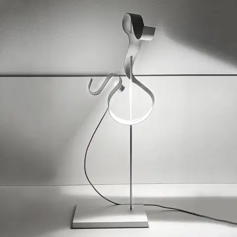 Stolní lampy Knikerboker Knikerboker Curve LED stolní lampa, bílá