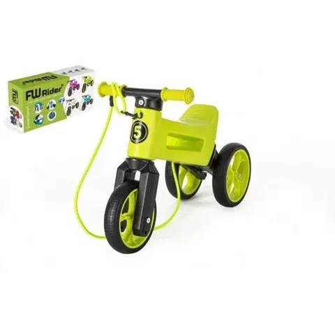 Dětská vozítka a příslušenství Teddies Odrážedlo Funny wheels Rider SuperSport 2v1, zelená