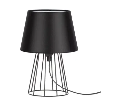Lampy   7661104 - Stolní lampa MANGOO 1xE27/40W/230V černá 