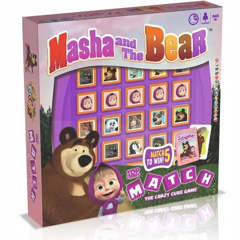 Hračky společenské hry TREFL - hra Máša a medvěd Match