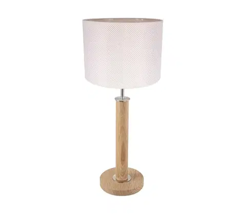 Lampy   7017400611548 - Stolní lampa BENITA 1xE27/60W/230V dub 