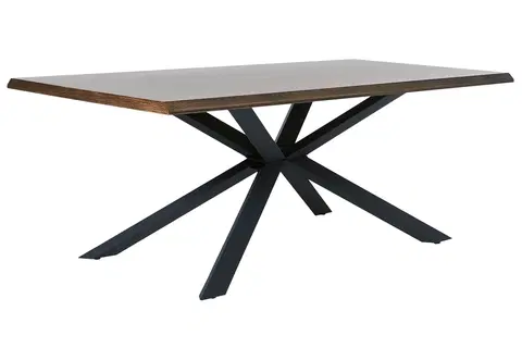 Jídelní stoly Furniria Designový jídelní stůl Micheal 160 cm kouřový dub