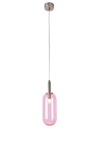 LED osvětlení Závěsná lampa FIUGGI LED Candellux Růžová