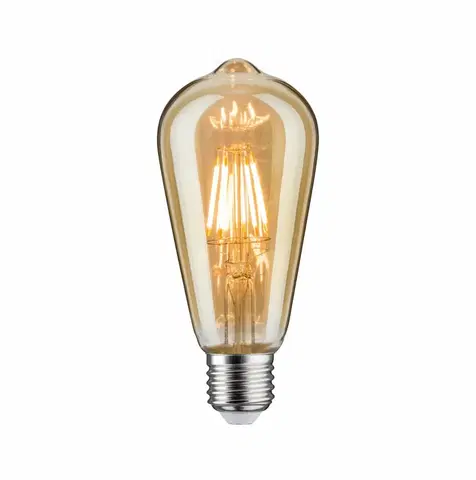 LED žárovky Paulmann LED Vintage-Kolben ST64 6W E27 zlatá zlaté světlo stmívatelné 285.23 P 28523