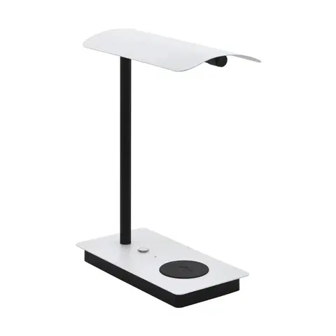 Stolní lampy kancelářské EGLO LED stolní lampa Arenaza, stmívatelná, QI, bílá