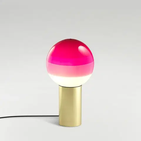 Stolní lampy Marset MARSET Dipping Light S stolní lampa růžová/mosaz