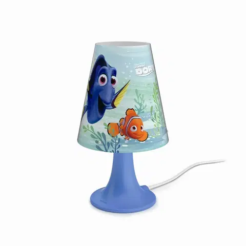 Dětské stolní lampy Philips NOV 2016 Finding Dory table lamp blue 1x23W SELV 71795/90/16