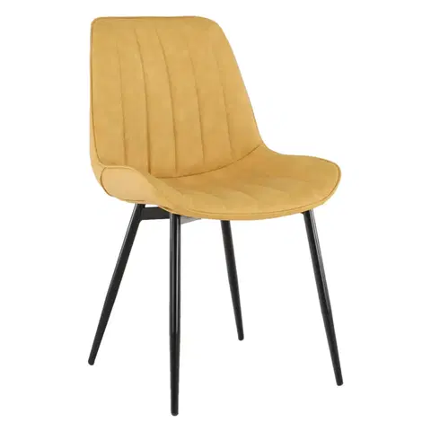 Židle Jídelní židle HAZAL Tempo Kondela Žlutá