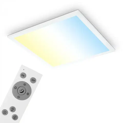 LED stropní svítidla BRILONER CCT svítidlo LED panel 38 cm 21 W 2200lm bílé BRILO 7093016