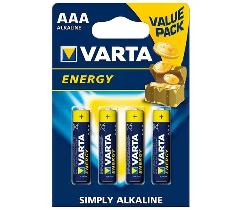 Baterie primární VARTA Varta 4103 - 4 ks Alkalické baterie ENERGY AAA 1,5V 
