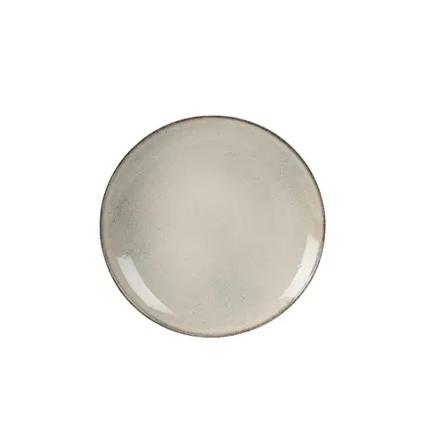 Talíře Kameninový mělký talíř Glaze, pr. 27,8 cm, béžová