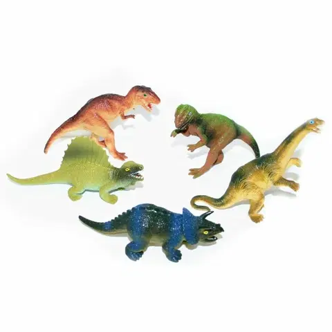 Dřevěné hračky Sada dinosaurů v sáčku, 5 ks