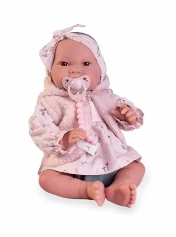 Hračky panenky ANTONIO JUAN - 80322 SWEET REBORN NICA - realistická panenka s měkkým látkovým tělem