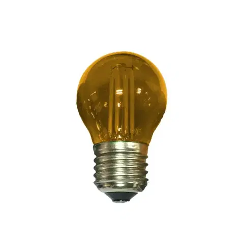 LED žárovky ACA LED Glamour E27 4W oranžová