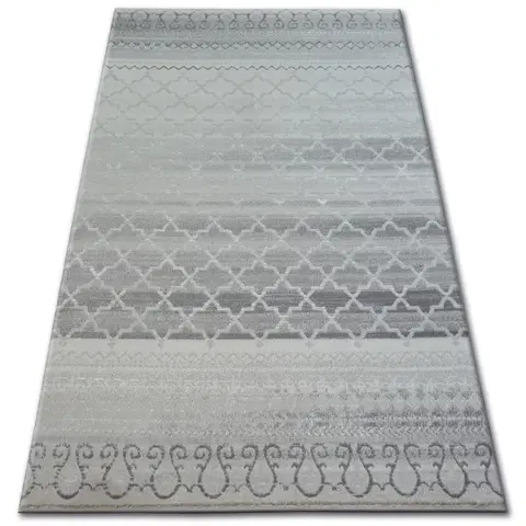 Koberce a koberečky Dywany Lusczow Kusový koberec AKRYLOVÝ PATARA 0242 Krémový/Tyrkysový, velikost 80x150