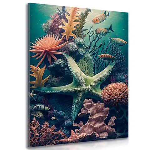Obrazy podmořský svět Obraz surrealistická hvězdovka