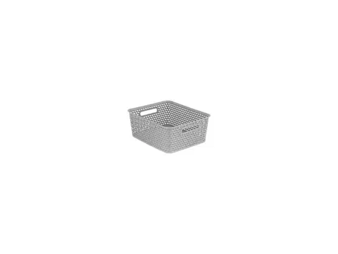 Úložné boxy CURVER - Košík YOUR STYLE M šedý