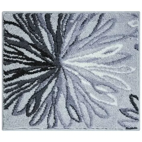 Koberce a koberečky Grund Koupelnová předložka Art antracit, 50 x 60 cm