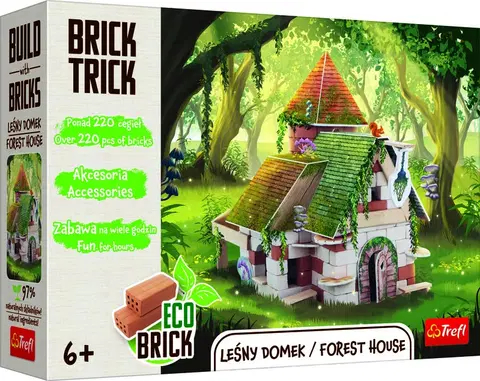 Hračky stavebnice TREFL - Brick Trick - Lesní domek_M