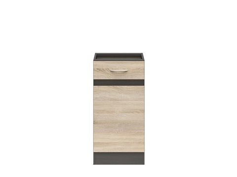 Kuchyňské dolní skříňky JAMISON, skříňka dolní 40 cm bez pracovní desky, pravá, dub sonoma