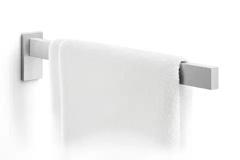 Koupelnový nábytek Koupelnový držák na ručníky nerezový broušený hranatý ZACK