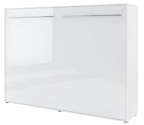 Postele Dig-net nábytek Sklápěcí postel Lenart CONCEPT PRO CP-04 | 140 x 200 cm Barva: bílý lesk / bílá