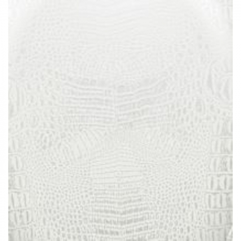 Dekorativní polštáře KARE Design Dekorativní polštář Croco bílý 40x40cm