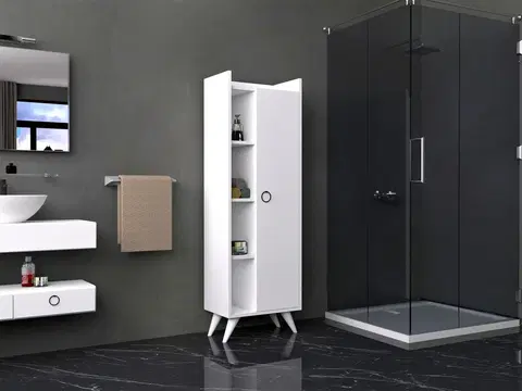 Koupelnové skříňky Koupelnová skříňka ILGIM bílá