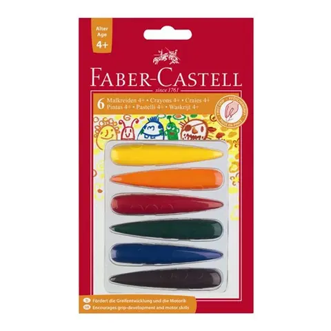 Hračky FABER CASTELL - Pastelky plastové do dlaně