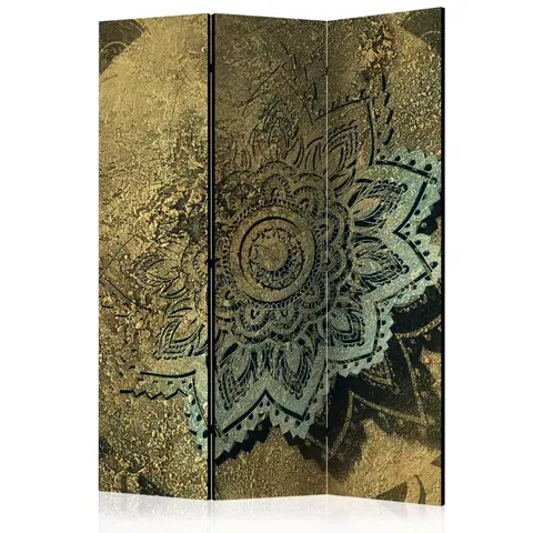 Paravány Paraván Golden Treasure Dekorhome 135x172 cm (3-dílný)