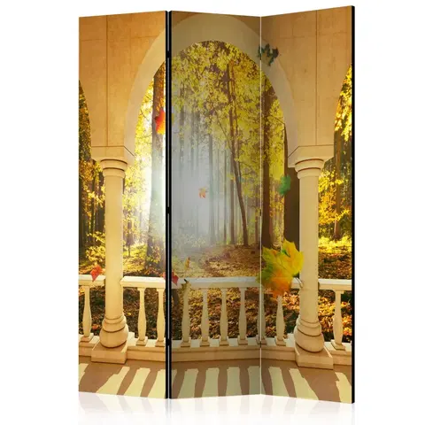 Paravány Paraván Dream About Autumnal Forest Dekorhome 135x172 cm (3-dílný)