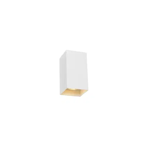 Nastenna svitidla Designová nástěnná lampa bílý čtverec - Sabbir