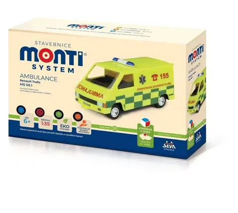 Hračky stavebnice SEVA - Monti System Ms 06.1 - Ambulance
