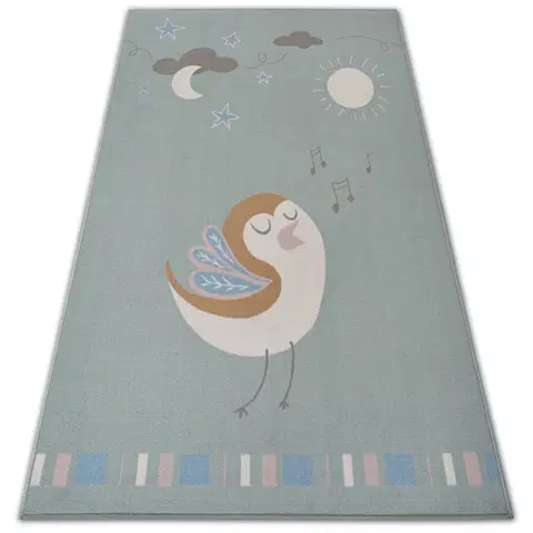 Koberce a koberečky Dywany Lusczow Kusový koberec LOKO Bird zelený, velikost 120x170