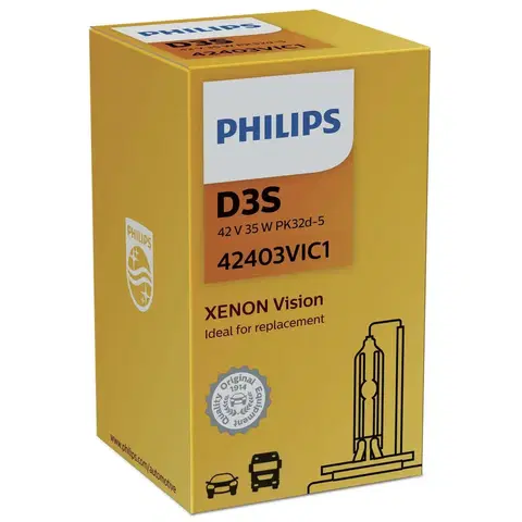Autožárovky Philips Xenon Vision 42403VIC1 D3S 35 W