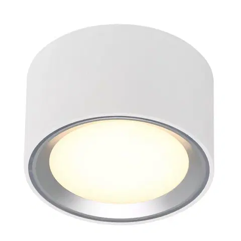 LED stropní svítidla NORDLUX přisazené downlight svítidlo Fallon H60 bílá / kartáč. ocel 47540132