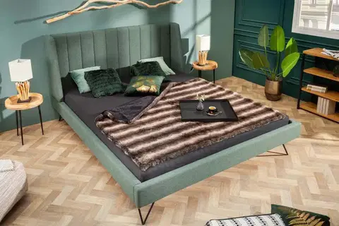 Designové postele LuxD Designová postel Phoenix 160 x 200 cm zelená