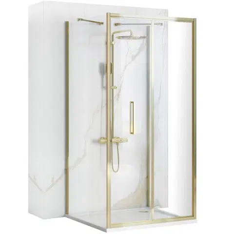 Sprchové zástěny REA/S Sprchový Rapid Fold Gold Dveře: 90 x Sprchová zástěna: 80 KPL-09403