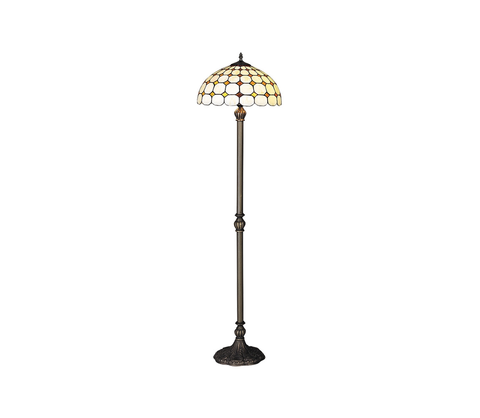 Stojací lampy Rabalux Rabalux 8078 - Tiffany vitrážová stojací lampa MARVEL 2xE27/60W/230V 