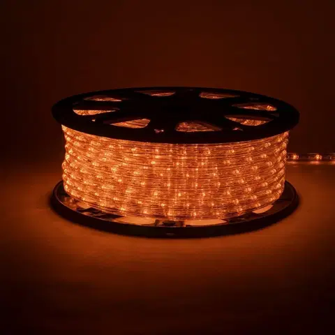 Světelné kabely DecoLED LED hadice - 1m, oranžová, 30 diod