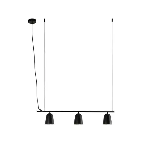 Moderní závěsná svítidla FARO STUDIO Lineal lineární závěsné svítidlo, černá