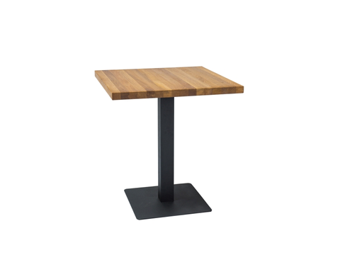 Jídelní stoly Jídelní stůl PURO dýha Signal 70x70x76 cm
