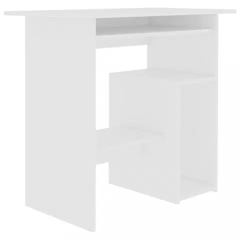 Pracovní stoly Počítačový stůl 80x45 cm Dekorhome Bílá