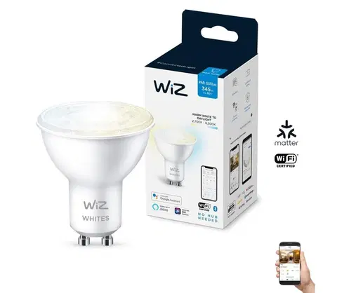 Žárovky WiZ LED Stmívatelná žárovka PAR16 GU10/4,7W/230V 2700-6500K CRI 90 Wi-Fi - WiZ 