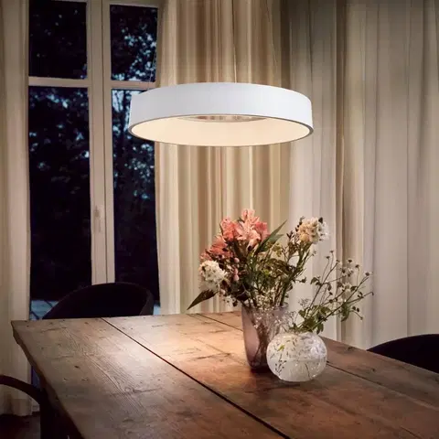 Inteligentní lustry LEDVANCE SMART+ LEDVANCE SUN@Home Kruhové závěsné LED světlo bílé barvy
