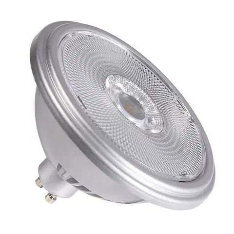 LED žárovky SLV BIG WHITE QPAR111 GU10 LED světelný zdroj stříbrný 12,5 W 4000 K CRI 90 30° 1005282