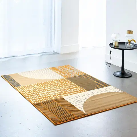 Koberce a koberečky Dekorativní koberec s geometrickým vzorem