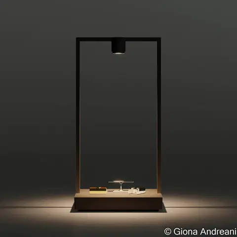 Stolní lampy Artemide Dobíjecí stolní lampa Artemide Curiosity Focus, 45 cm