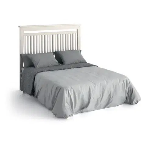 Luxusní a stylové postele Estila Moderní masivní postel Sajonia s čalouněnou podstavou na matraci 135/150 / 180cm