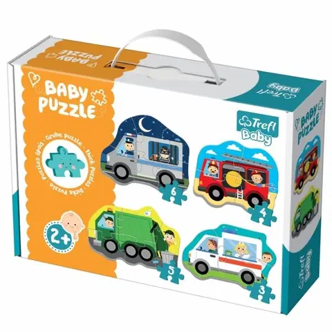 Hračky puzzle TREFL - Puzzle baby classic Auta a povolání